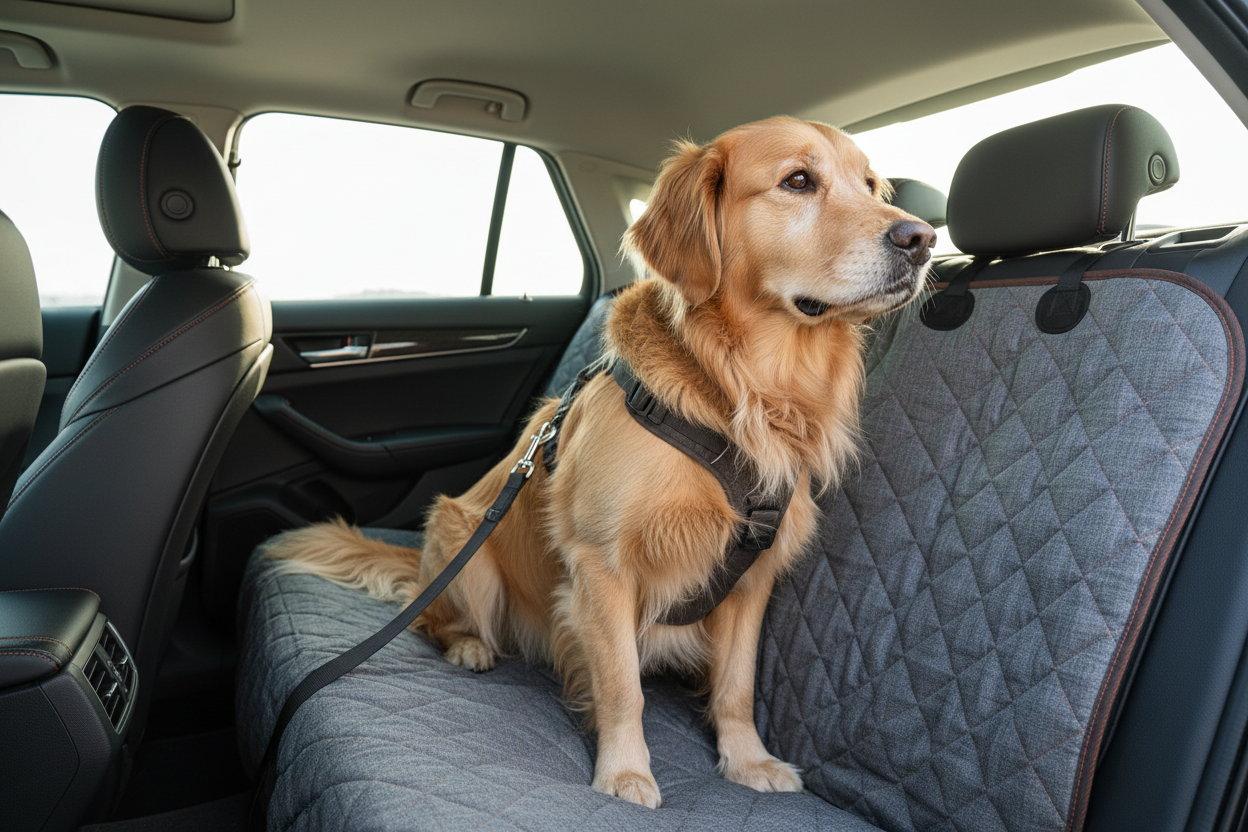 Grand Chien en Voiture : Sécurité, Loi Française et Équipement
