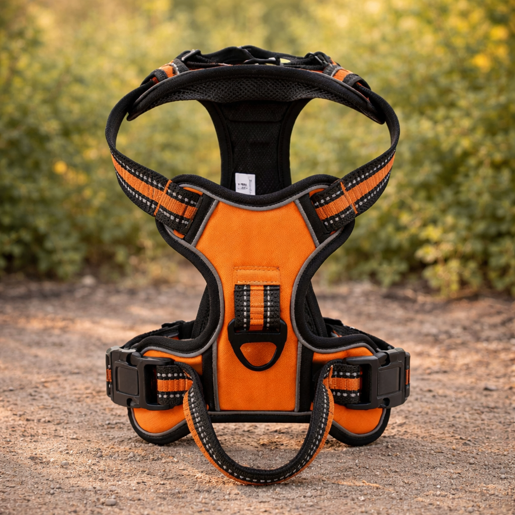 Harnais anti-traction 4 points grand chien — taille XL pour chien 40-70 kg