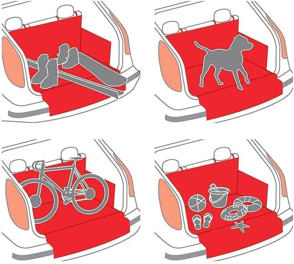 Housse de coffre SUV imperméable antidérapante pour grand chien — installation universelle dans un break ou SUV