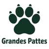 Logo Grandes Pattes - empreinte de patte de chien